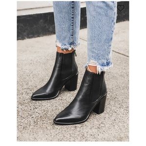 NWT Jo Mercer Lover Black Leather Boots, Size 40